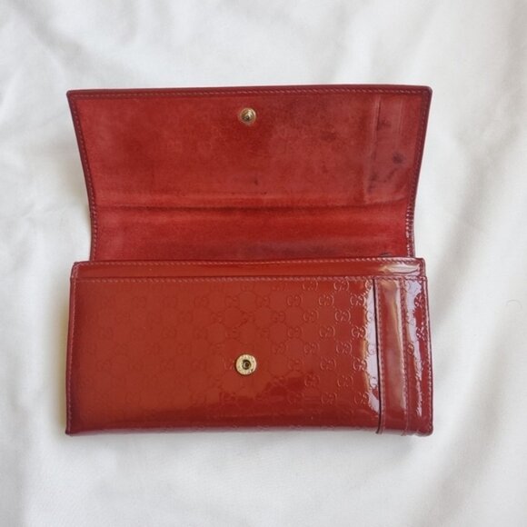 Gucci Monogram Vernis Leather Wallet Cardholders - Picture 4 of 13